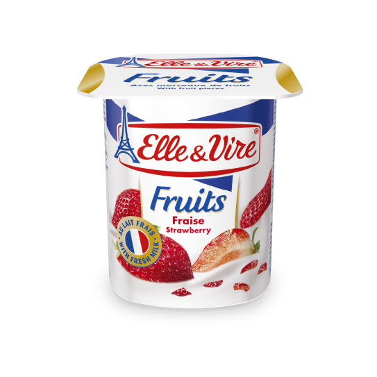 Elle & Vire Yoghurt Strawberry 125 gr